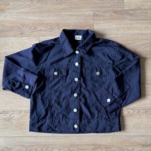 Pinky Midnight Blue Button-Up Shirt